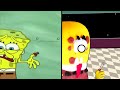 SpongeBob Removing A Splinter In Among Us | FULL Animation