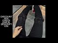 Spring Autumn New Rhinestone Ripped Jeans Men Fashionable Slim Fit Versatile Thick Straight Ankle-Ti