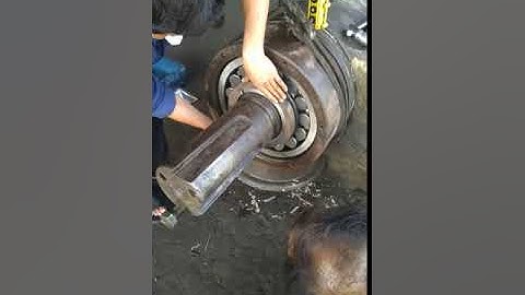 Phương pháp ráp bạc đạn cở lớn 360mm