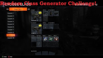 Random Class Generator Ep. 1