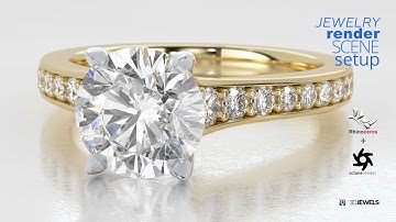 A short guide on how to use jewelry rendering scene setup for Rhino with Octane Render