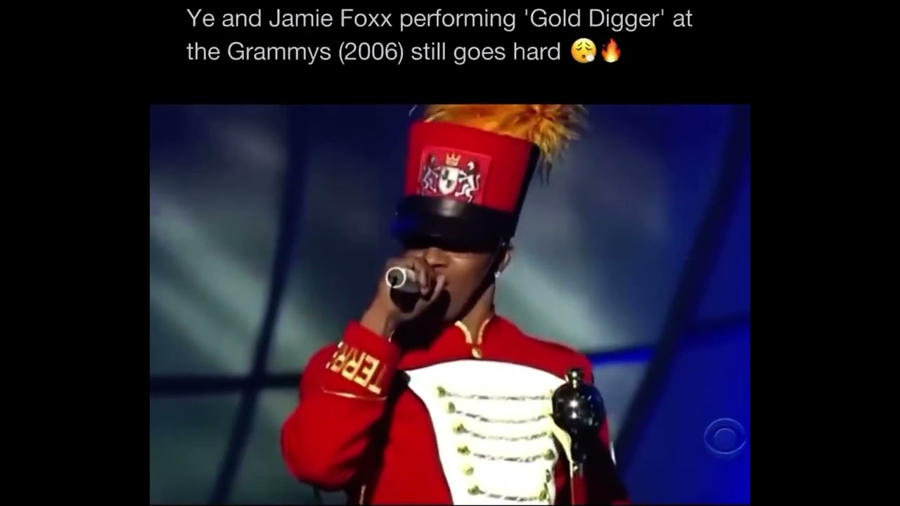 Kanye West & Jamie Foxx Perform 'Gold Digger' LIVE with Epic Marching Band! ???🤯🤯