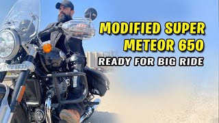 Super Meteor 650 Modifications/Accessories | Royal Bullet Accessories  Delhi Famous