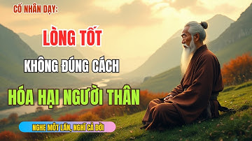 LỜI DẠY CỔ NHÂN - Lòng tốt không kiểm soát – Con dao hai lưỡi với người thân | TRIẾT LÝ SỐNG