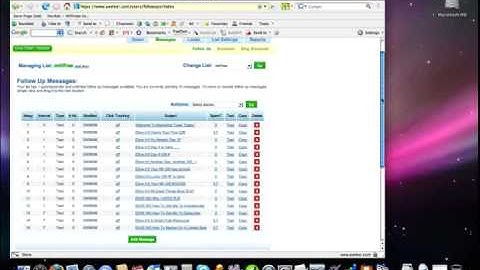 Campaign Sharing - Aweber Tutorial