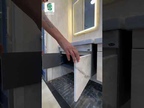 تشكيلة جديدة ومتنوعة من وحدات الحمام خشب جود وود كونتر مضغوط 