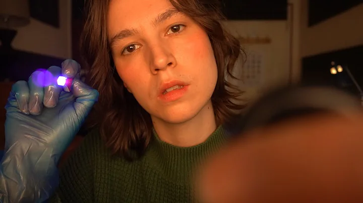 ASMR Closely Examining You (inaudible whispers & visual triggers)