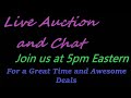 Live auction and chat with special guest leslies lucky finds