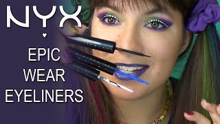 All the truth about Nyx Epic Wear liquid eyeliners