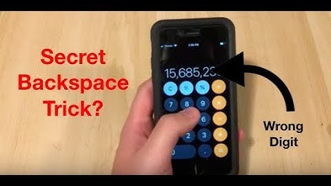 How To Use The Secret Backspace Function in Calculator on Your iPhone