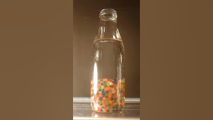 Orbeez water beads - Time lapse (4 hours in 30s)