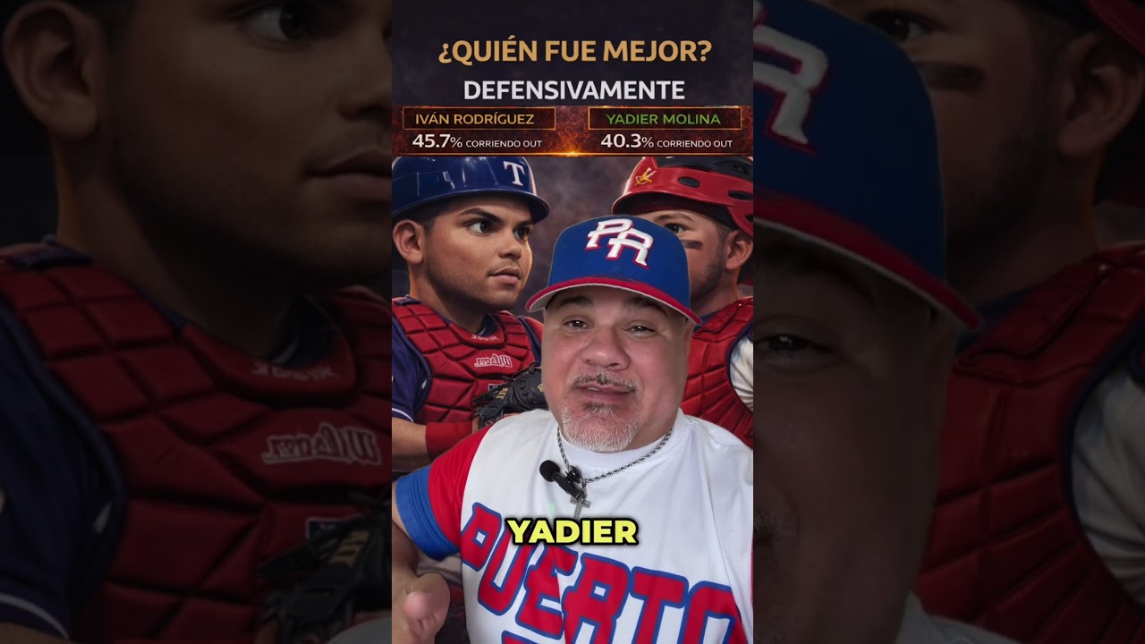 Ivan Rodríguez vs Yadier Molina¿Quién fue mejor?Defensivamente