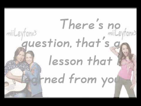 Miley \u0026 Billy Ray Cyrus - I Learned From You  [w/Lyrics] HQ