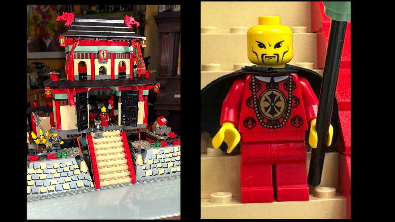 Lego Dragon Fortress - set 7419 - The Golden Dragon Story!