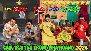 Cắm Trại TẾT 1 Sao vs 10 Sao Trong Nhà Hoang Đà Lạt | Cắm Trại Nhà Hoang 300k vs 30 Triệu image