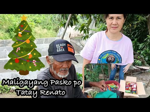 158: Giving hope to a homeless senior citizen during Christmas season, Maligayang Pasko po Tatay🙏🏽🎄