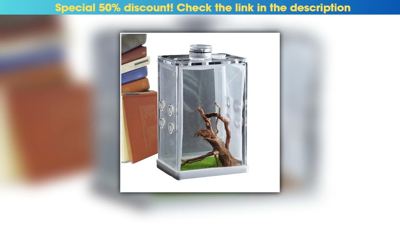 New Arrival Jumping Spider Enclosure Fish Breeding Tanks Spider Cage Fish & Aquatic Pets Breeding T