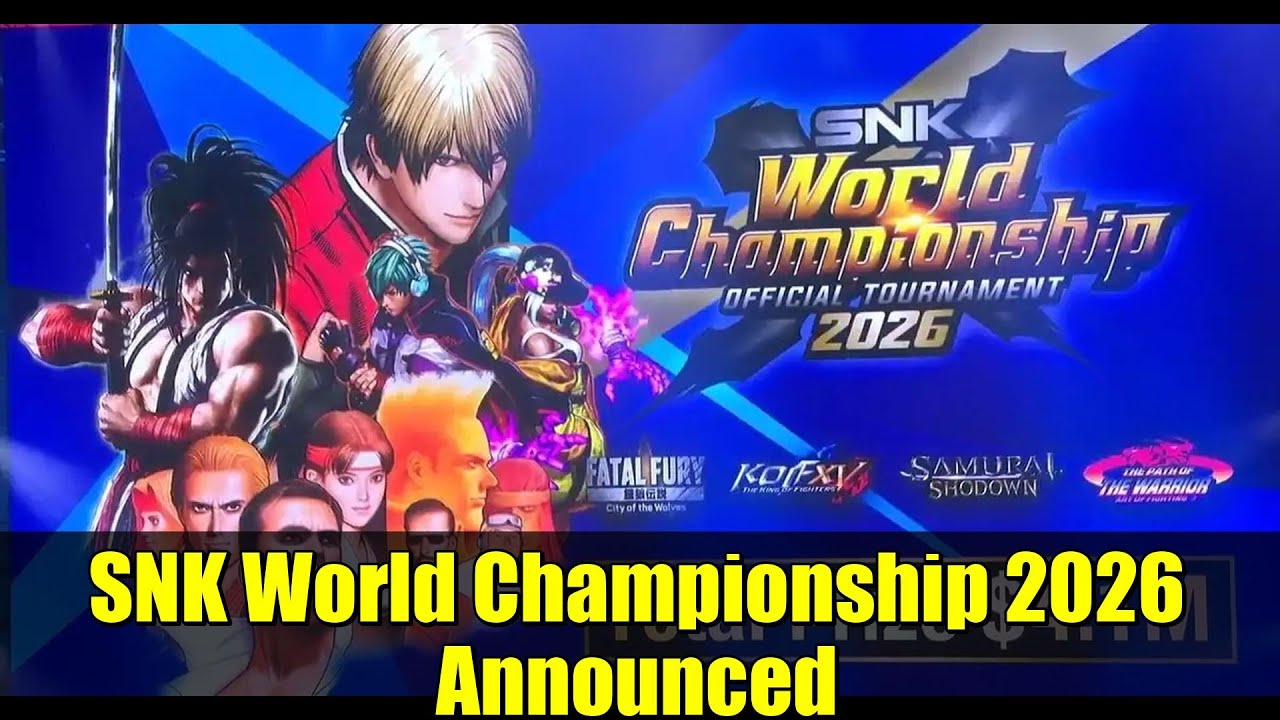 SNK World Championship 2026 Announced | $4.1 Million Prize Pool Returns!
