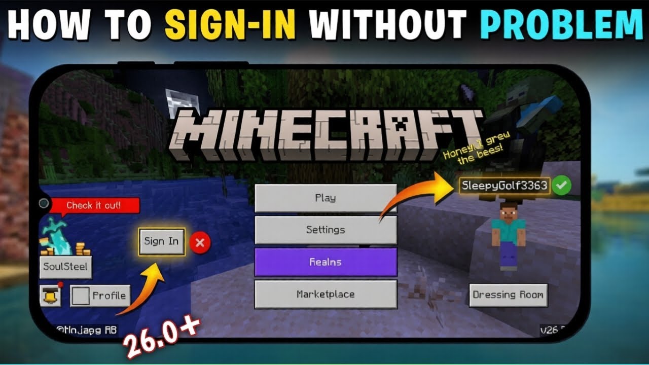 How to Sign In to Minecraft (Latest Version 2026) | Easy Step-by-Step ...