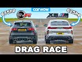 BMW X6M vs 675hp Jaguar F-Pace SVR 'Lister': DRAG RACE