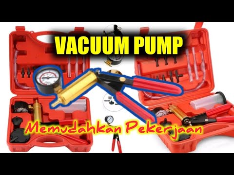 REVIEW POMPA VAKUM | how to use bleeder vacuum pump