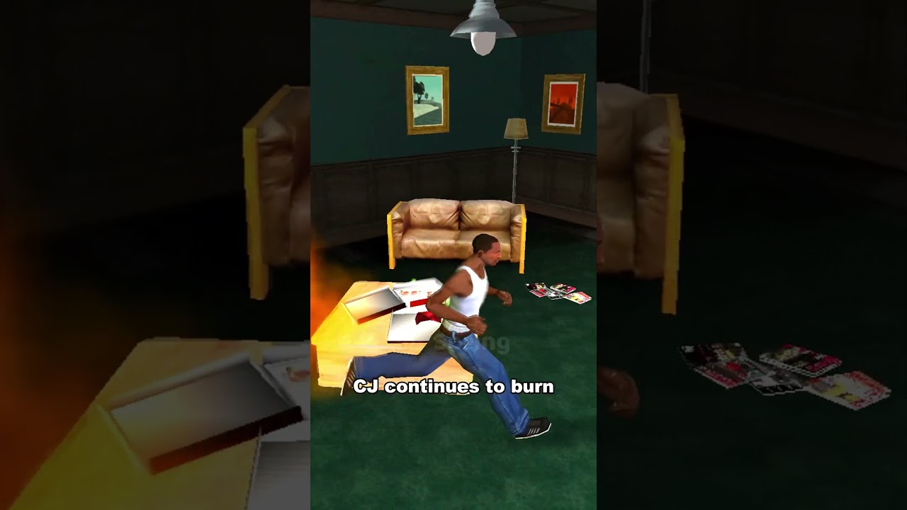 IF YOU ENTER A SAFEHOUSE WHILE ON FIRE IN GTA GAMES