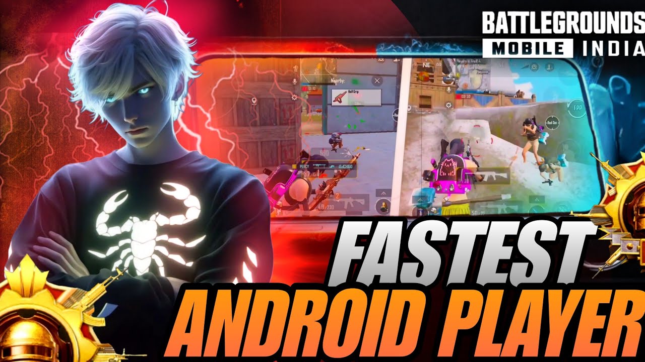 FASTEST ANDROID PLAYER BEST 1V4 CLUTCHES BGMI NEW UPDATE NEW GAMEPLAY 💪 ...