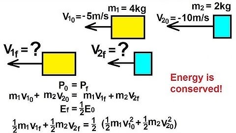 Physics 10   Momentum and Impulse (26 of 30) Elastic Collision Ex.4