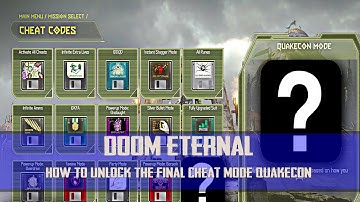 Doom Eternal - How To Unlock The Final Cheat Mode Quakecon ( Reforge the genie lamp )