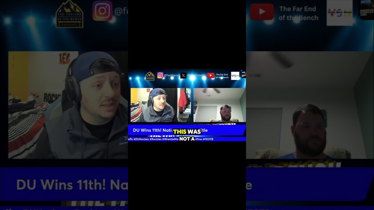 DU just did it again. 11 title. #DUHockey #RidinThePine