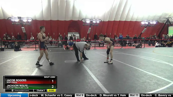 Cadet 138 Jacob Rogers New Lisbon Vs Jackson Rolfs...