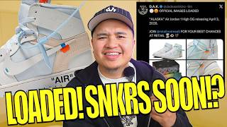 LOADED! ENTER NOW! ALASKA VIRGIL ABLOH AIR JORDAN 1!