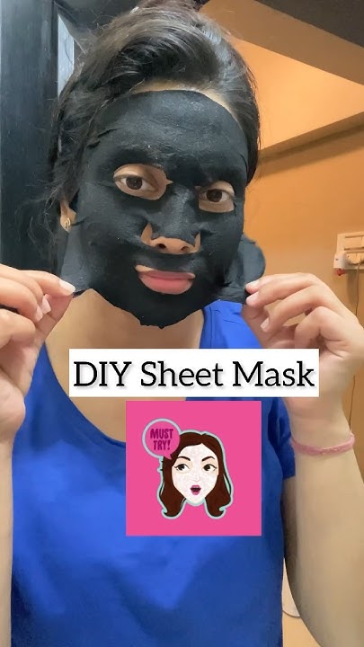 how-to-prepare-sheet-mask-at-home-sheetmasks-shorts-youtube