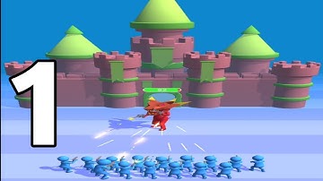 Gun Clash 3D: Epic Battle - Gameplay Walkthrough Part 1 Levels 1-10 (Android,os)