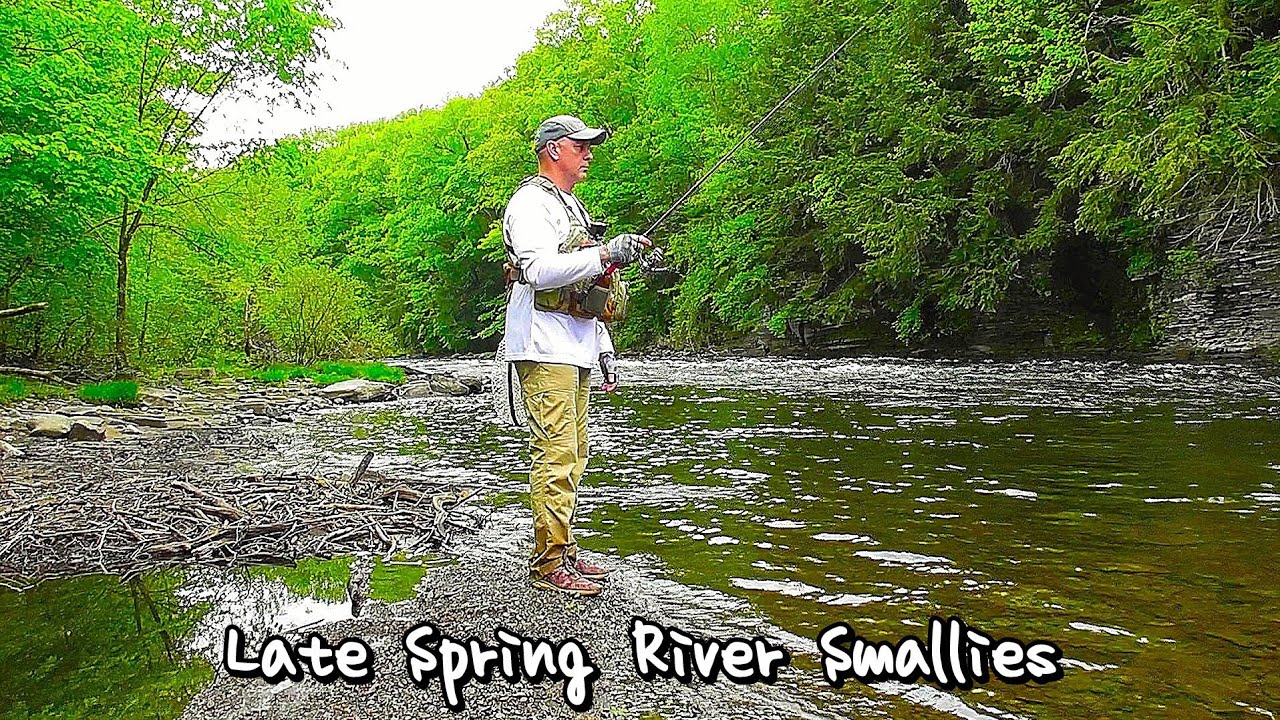 Wade Fishing for Late Spring River Smallmouth YouTube