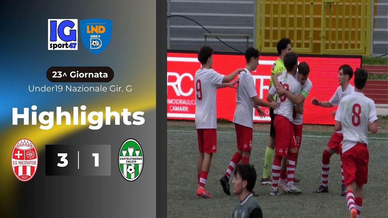 Maceratese-Castelfidardo 3-1 (Under 19 Nazionale Gir. G)
