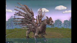 Building a Part-Bone Dragon in SPORE Timelapse #spore #creature #creator