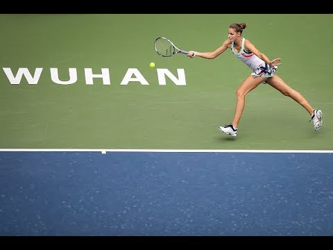 wimbledon femme Karolina Pliskova | 2018 Wuhan Pre-Tournament Interview