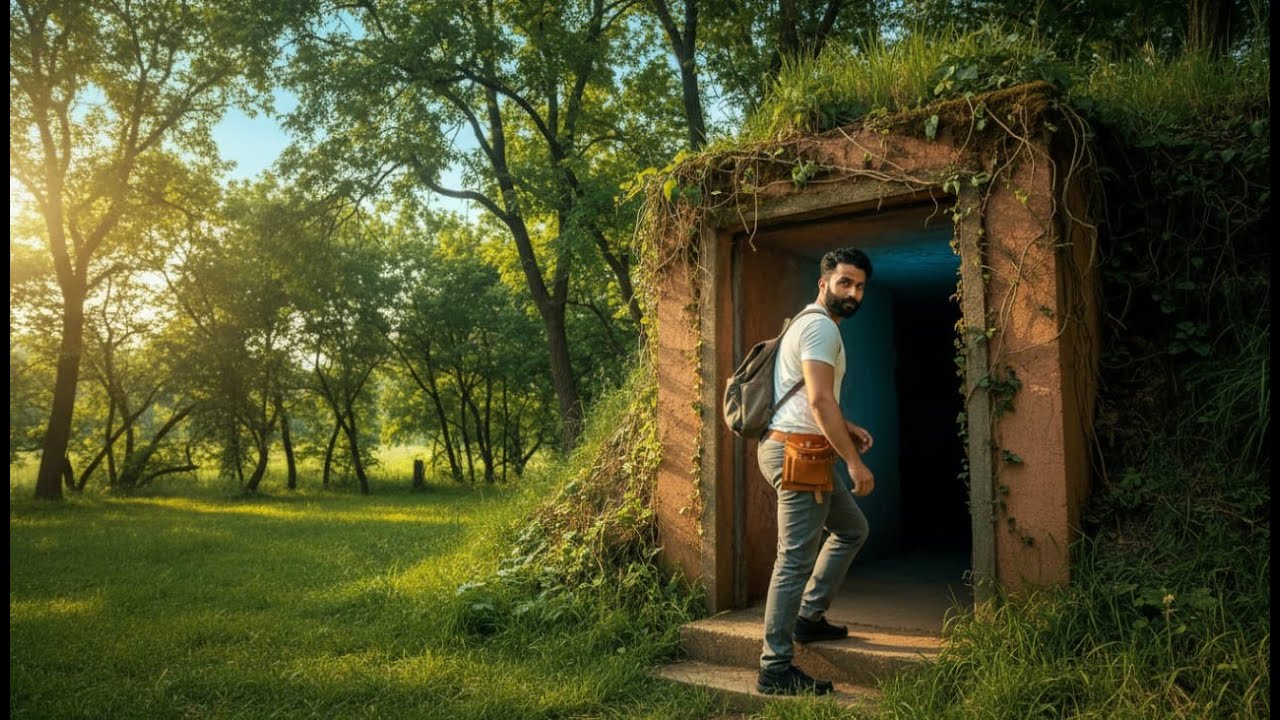 I Engineered a Futuristic Underground Modern Shelter Alone!