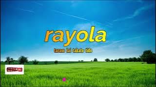 rayola- taraso lai takato tido [karaoke]