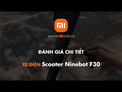 Video Xe Điện Scooter Ninebot F30 - youtube