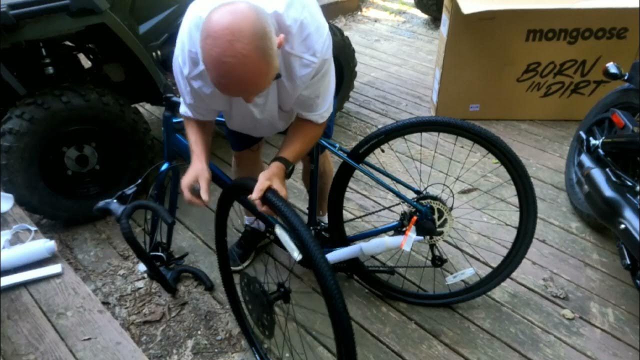 My First New Bike In 23 Years Mongoose Grit Gravel Bike Assembly 