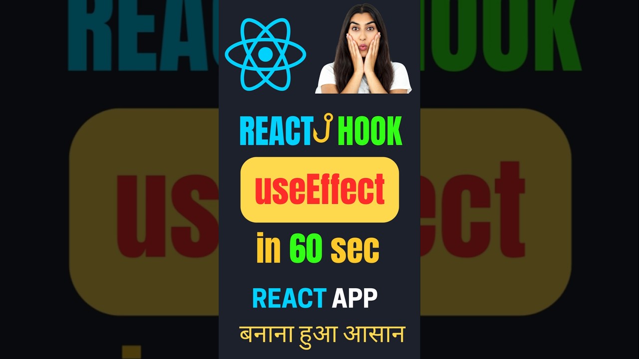 React useEffect Hook Explained in 60 Seconds ⚛️ | Side Effects Made Simple! 