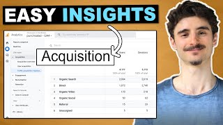 The 5 Insights Every GA4 User Should Know about ACQUISITION Report (Google Analytics 4)