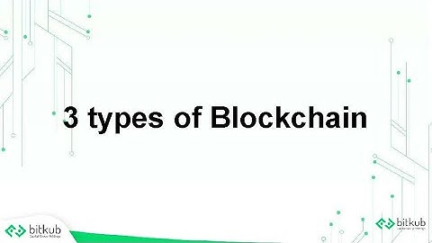3 Types of Blockchain