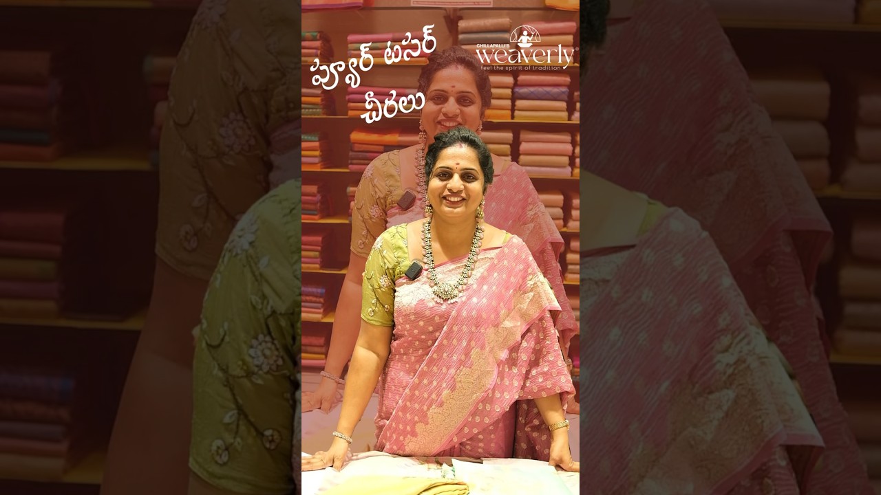 Latest Tussar Sarees Collection | Chillapalli’s Weaverly | 