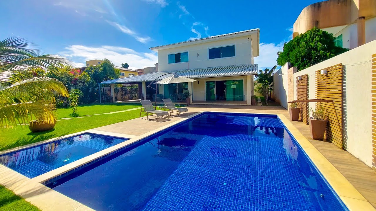 Casa com 5 suítes no Cond. Villas do Jacuípe - Barra do Jacuípe - Litoral Norte da Bahia