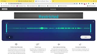 Bookmarking and Using Online Voice Recorder
