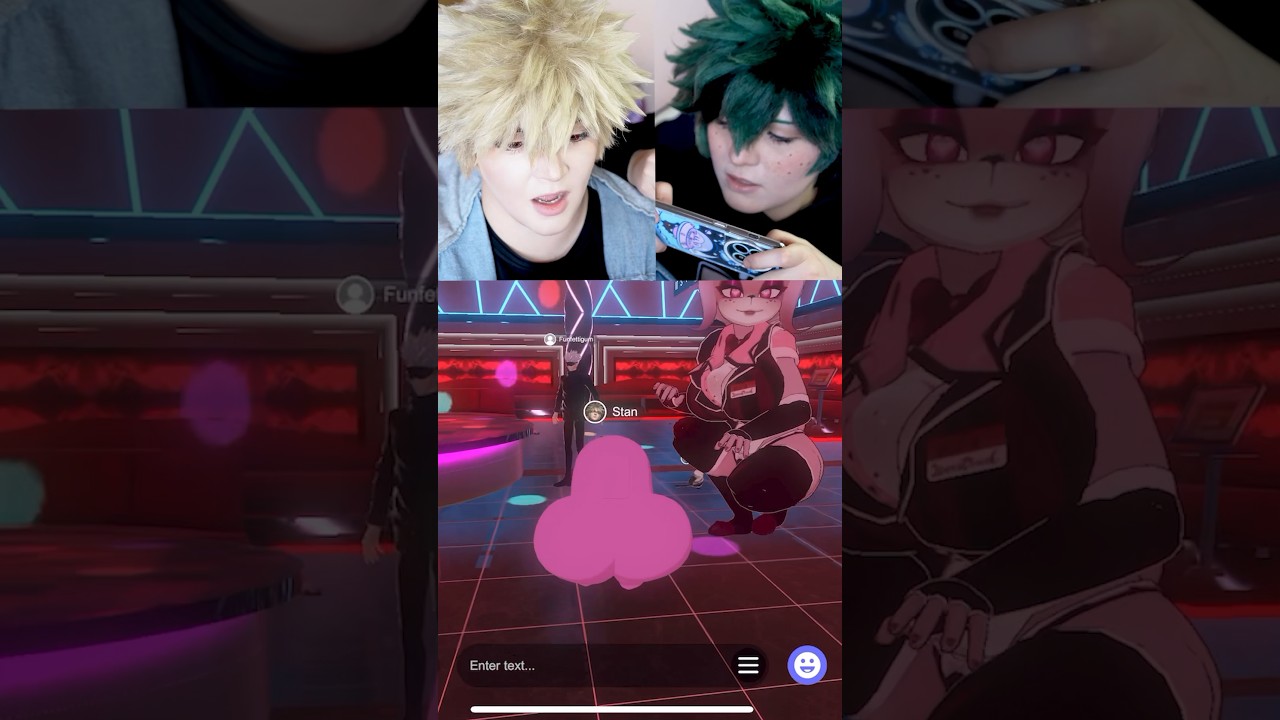 WHAT did Deku say? 😱 #paraspace #cosplay #bnhacosplay #bakudeku #bakugou #deku #mha