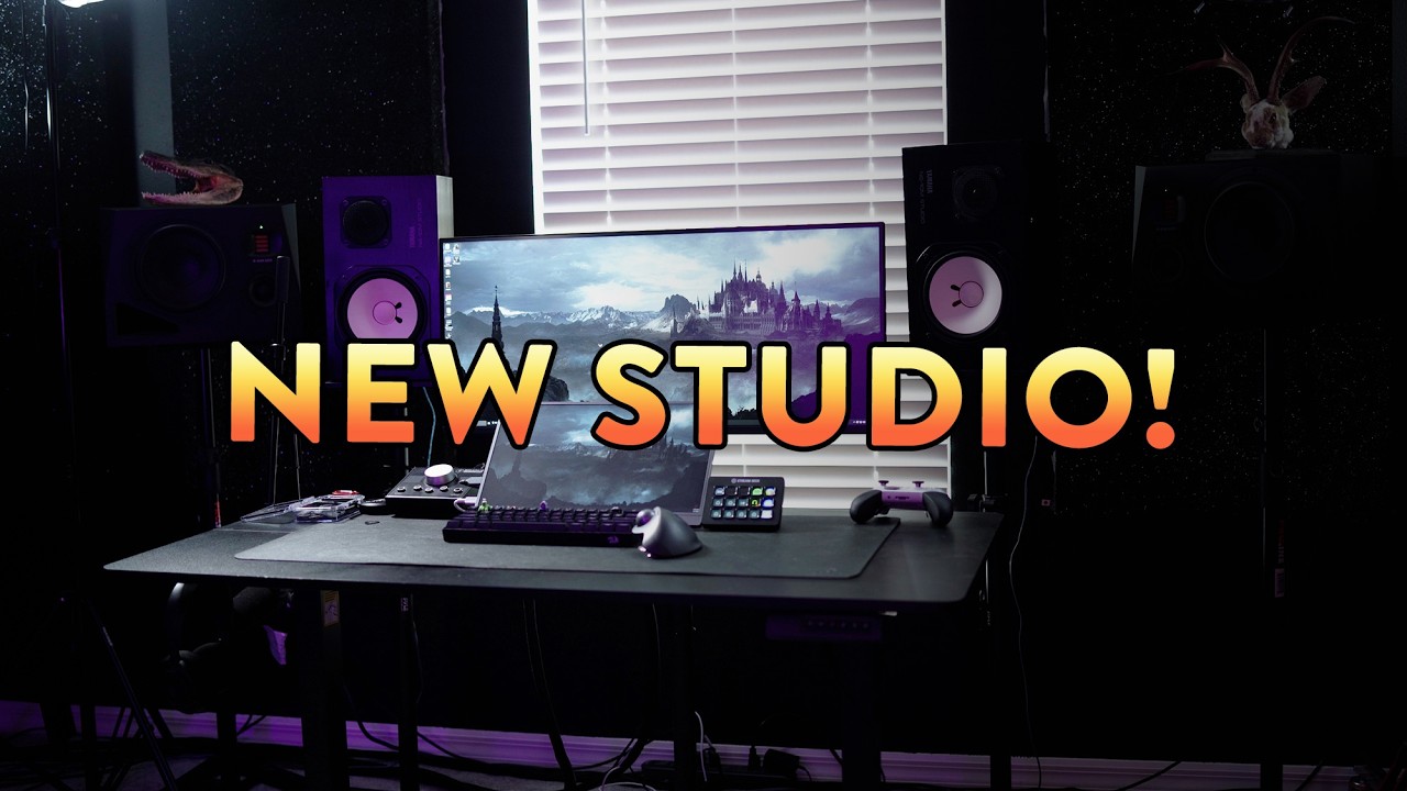 OOPS! I MOVED AGAIN! NEW STUDIO TOUR. - YouTube